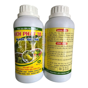(PB) KÍCH PHÁT TỐ RA HOA ĐẬU TRÁI CHAI 500ML
