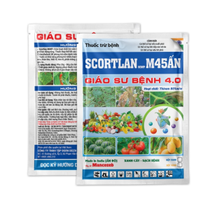 (BỆNH) SCORTLAN 80WP M45ẤN GÓI 500G BỘT XANH